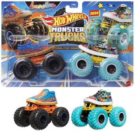Trucks 1:64 Güçlü İkili Arabalar Demolition Doubles Sneakerhead FYJ64-HWN51
