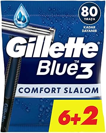 Alternative view of Blue3 Slalom Kullan At Tıraş Bıçağı 8'li Standart 3lü paket