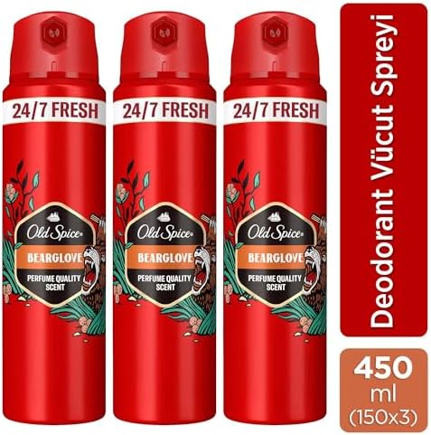 Alternative view of Old Spice Bearglove Erkek Sprey Vücut Deodorantı 150 ml 3lü paket