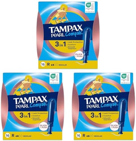 Alternative view of ORKID Tampax Tampon Pearl Comapk Normal, 16 Adet 3lü paket