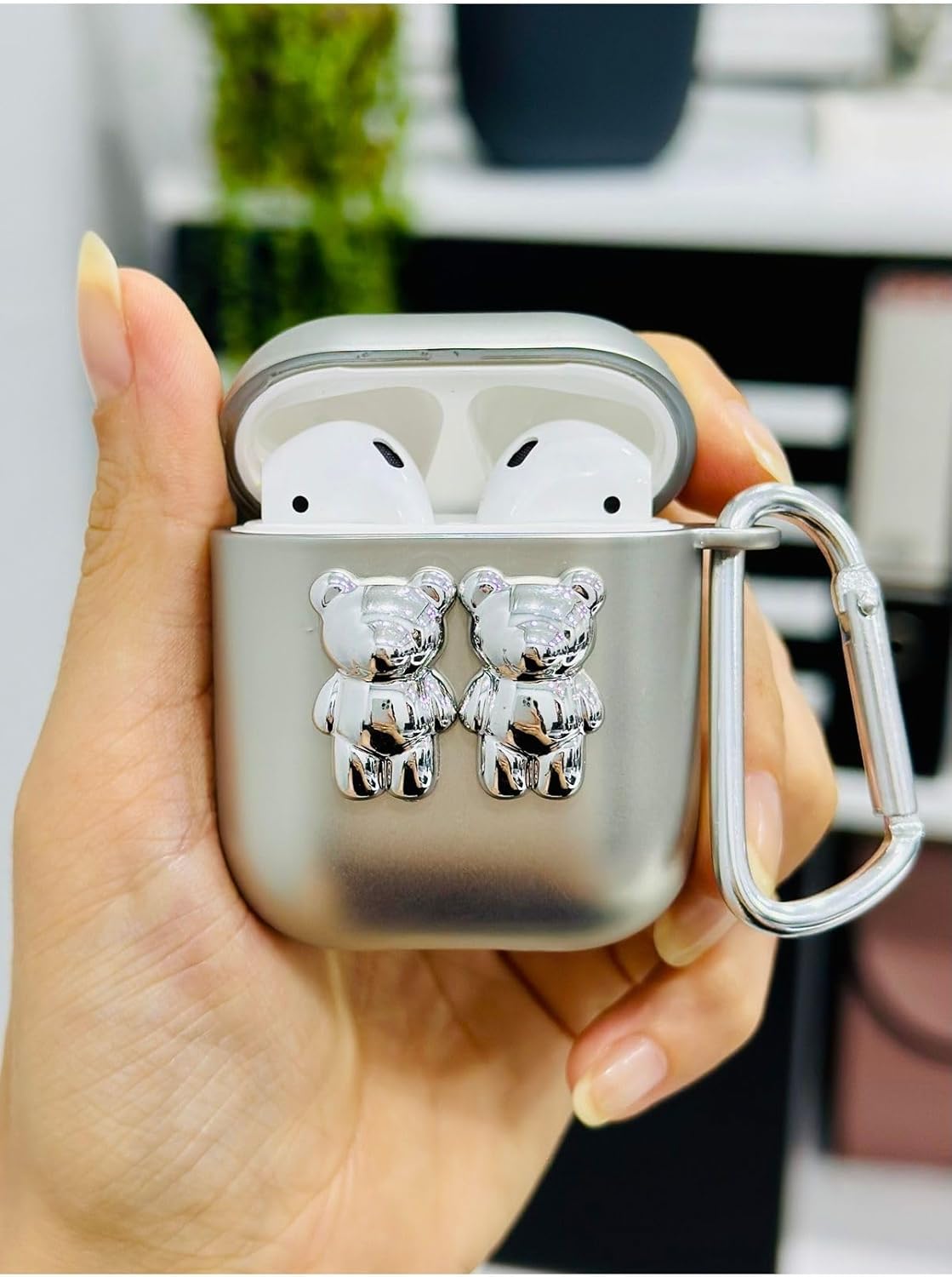 Alternative view of 1. Nesil Ve 2. Nesil ile Uyumlu Tasarım Kalın Koruyucu Silikon Kılıf - Platinbear