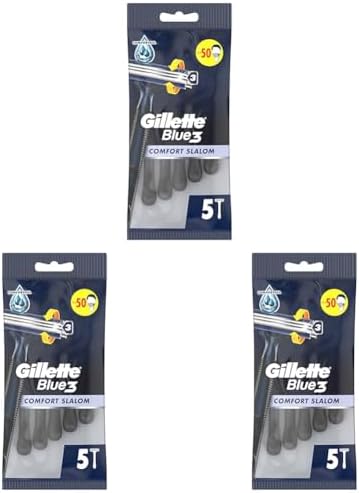 Blue3 Slalom Kullan At Tıraş Bıçağı 5'li 3lü paket