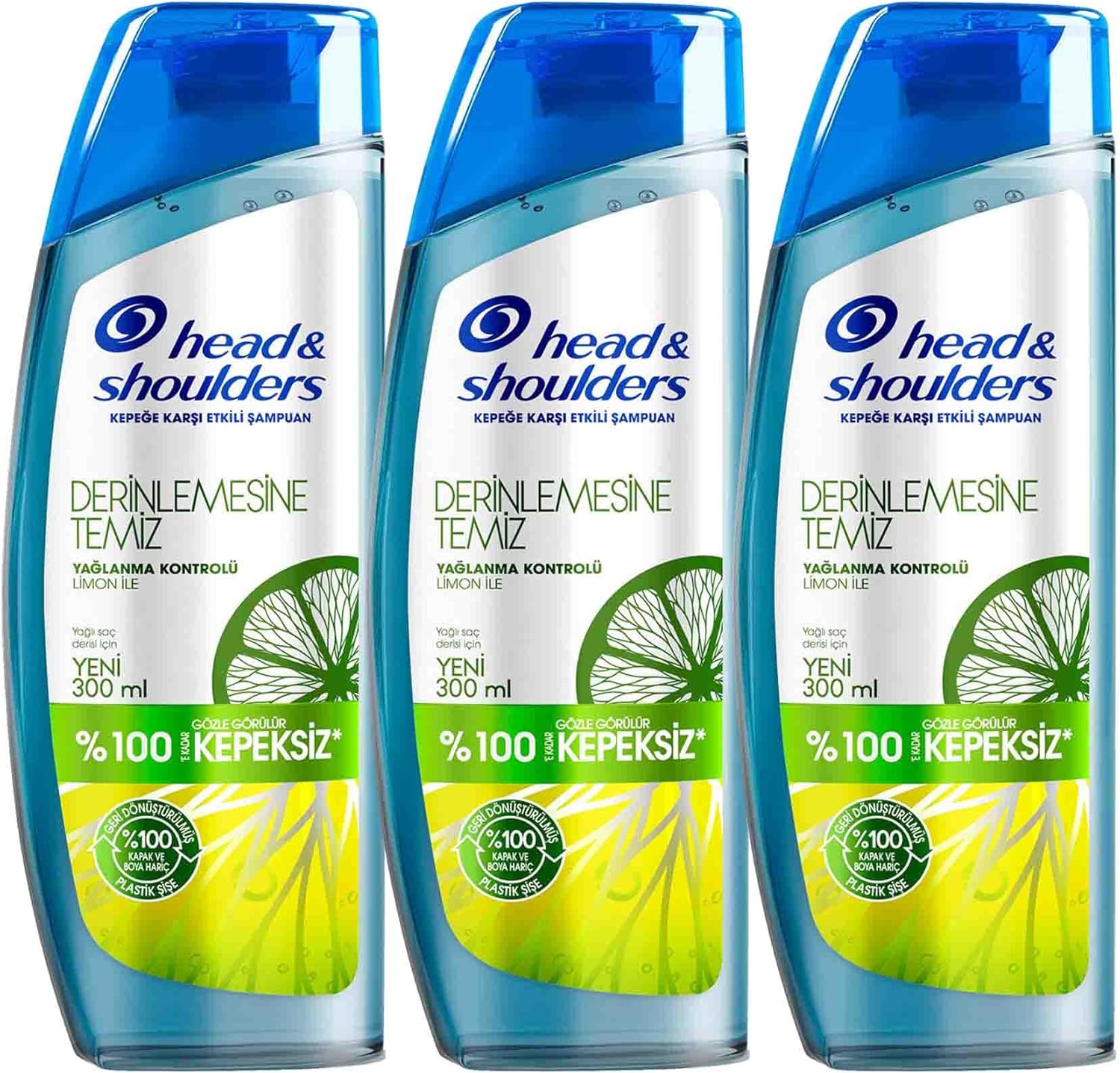Alternative view of & Shoulders Derinlemesine Temizlik Şampuan Yağlanma Kontrolü Limon 300 ml 3lü paket