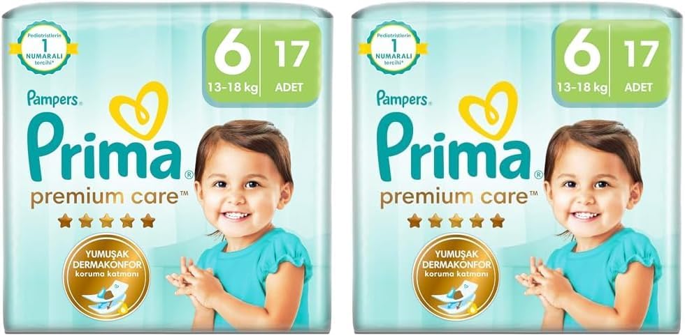 Alternative view of Bebek Bezi Premium Care 6 Numara 17 Adet 2li paket