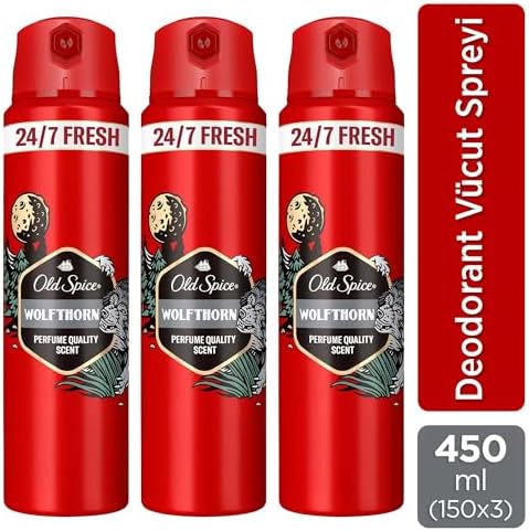 Alternative view of Old Spice Wolfthorn Erkek Sprey Vücut Deodorantı 150 ml 3lü paket