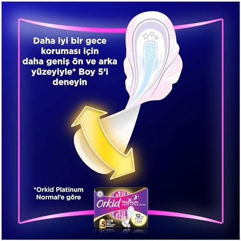 Alternative view of Orkid Platinum Hijyenik Ped Normal Ekonomik Paket 14 Ped 3lü paket
