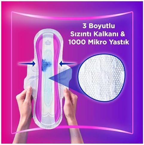 Orkid Platinum Hijyenik Ped Uzun Ekonomik Paket 12 Ped 3lü paket