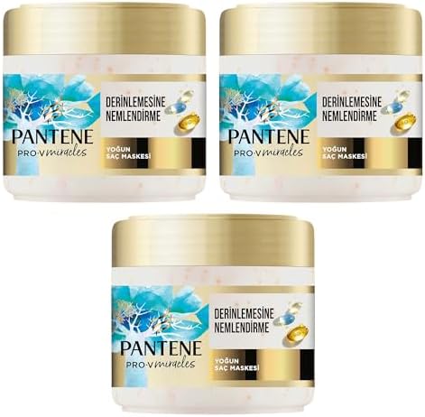 Alternative view of PANTENE PRO-V Miracles Hydra Glow Nemlendirici Maske Kuru Saçlar için 300 ml 3lü paket