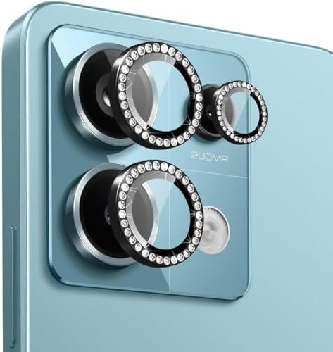 Alternative view of 13 Pro Plus 5G ile uyumlu Lens Koruyucu Taşlı Kamera Lens Koruma Camı Kolay Takılabilen Temperli Cam Parlak Taşlı Kamera Koruma Cam (13 Pro Plus 5G)