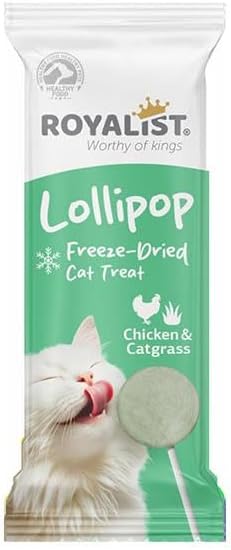 Royalist Lollipop Tavuklu ve Kedi Çimli Kedi Ödülü 1,4gr