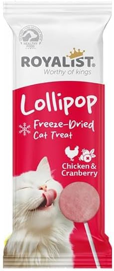 Royalist Lollipop Tavuklu ve Kızılcıklı Kedi Ödülü 1,4gr
