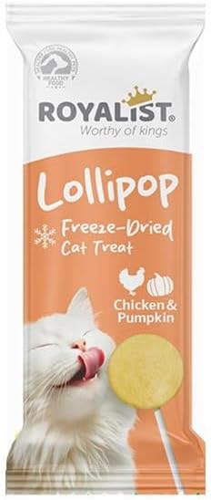 Royalist Lollipop Tavuklu ve Bal Kabaklı Kedi Ödülü 1,4gr