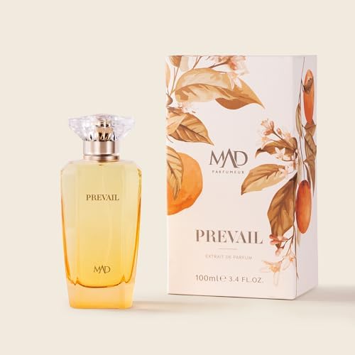 Mad Prevail Extrait de Parfum 100 ml Kadın Parfüm – Portakal Çiçeği, Ylang Ylang, Sandal Ağacı ile Dengeli ve Kalıcı Çiçeksi