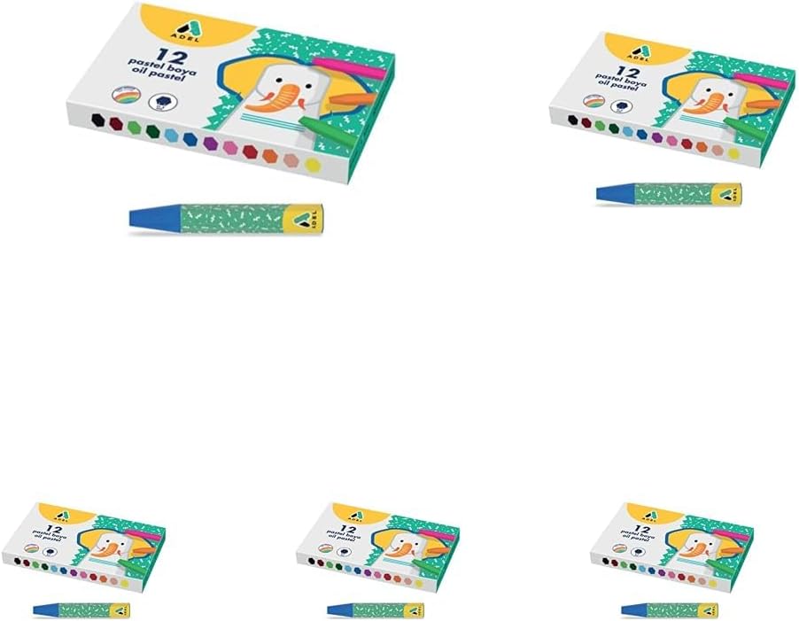 Adel Pastel Boya, 12 Renk, 4280837002 5li paket