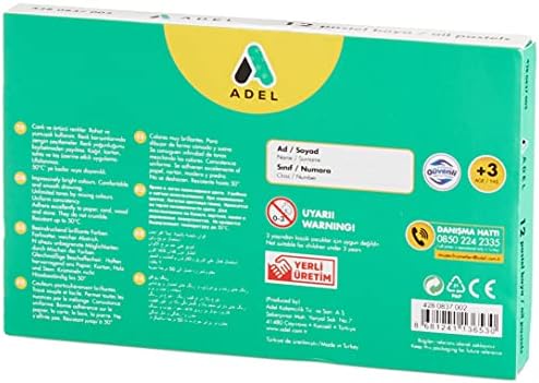 Alternative view of Adel Pastel Boya, 12 Renk, 4280837002 3lü paket