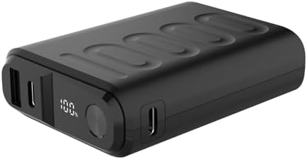 Powerbank 20W 2USB-C 1USB-A 10.000 mAh SİYAH,USB-C Şarj Kablosu Dahildir,Şarj Süresi: 3 saat,USB-C ve USB-A Bağlantı Noktaları, Ağırlık: 195 gr, USB bağlantı noktaları: 3