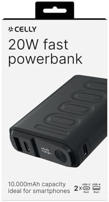 Alternative view of Powerbank 20W 2USB-C 1USB-A 10.000 mAh SİYAH,USB-C Şarj Kablosu Dahildir,Şarj Süresi: 3 saat,USB-C ve USB-A Bağlantı Noktaları, Ağırlık: 195 gr, USB bağlantı noktaları: 3
