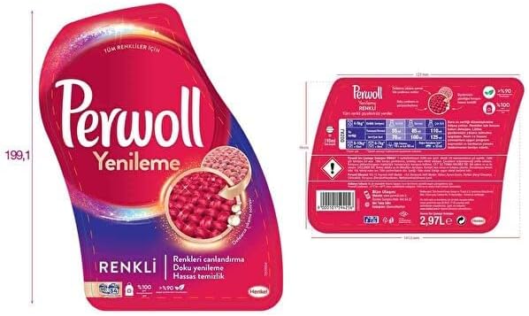 Alternative view of Geliştirilmiş Renkli Sıvı Çamaşır Detarjanı 2970 ml 3lü paket, 2.97L 3lü paket