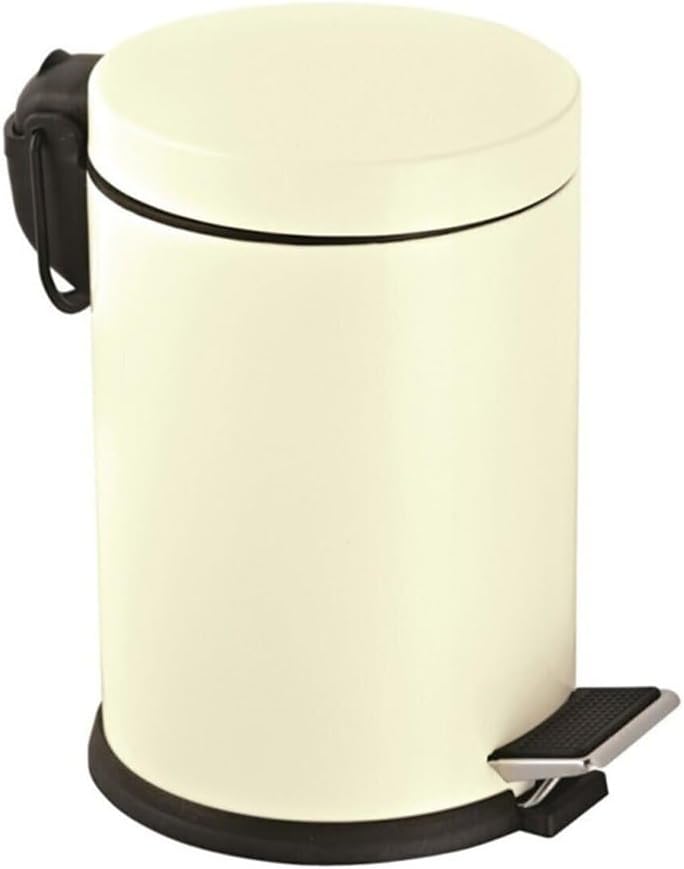 Alternative view of Premium Serisi 3 Litre Hacimli Paslanmaz Banyo-Mutfak Pedallı Çöp Kovası Krem