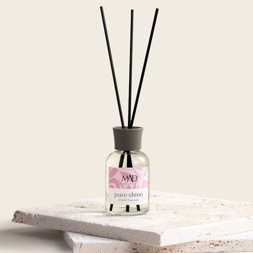 Mad Pure Ortam Kokusu – Bal, Yasemin ve Vanilya ile Tatlı, Çiçeksi ve Pudramsı-Bambu Çubuklu 50 Ml