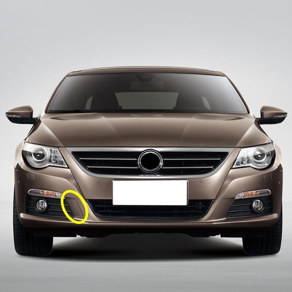 Alternative view of Ön Tampon Sağ Çeki Demiri Kapağı 3C8807241 VW Passat CC ile uyumlu 2009-2012