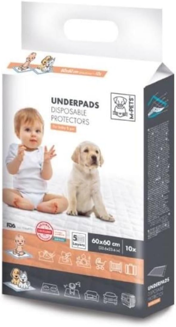Alternative view of M-Pets Underpads Köpek Çiş Eğitim Pedi 60X60 cm 10Pcs