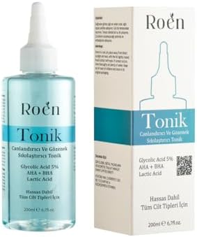 Alternative view of Roen Tonik, Gözenek Sıkılaştırıcı ve Canlandırıcı Cilt Toniği, Glikolik Asit%5 AHA BHA, 200 ml