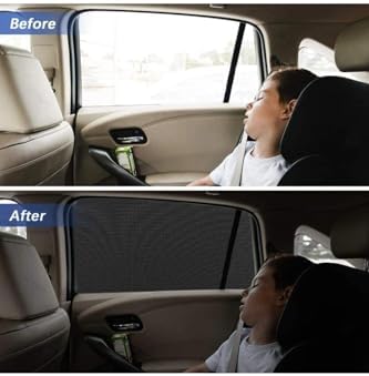Oto Yan Cam Güneşlik Araba Perdesi 2 Adet Perde Sineklik Güneş Önleyici Araç İçi Güneşliği Için