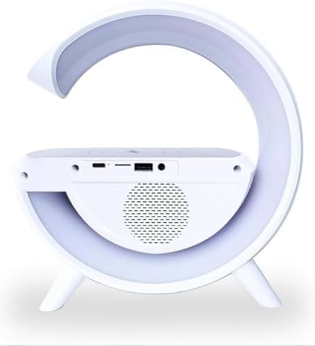 Alternative view of LED Işıklı Kablosuz Şarjlı Bluetooth Hoparlörlü Alarm Saati – Mükemmel Ses, Işık ve Konfor Tek Bir Cihazda!
