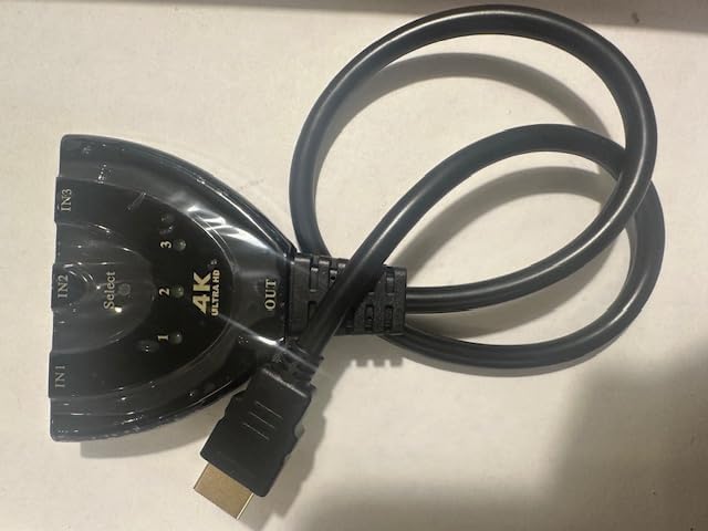 Alternative view of 4k hdmi switch 3 port hdmi switch 50 cm kablolu hdmi çoğaltıcı