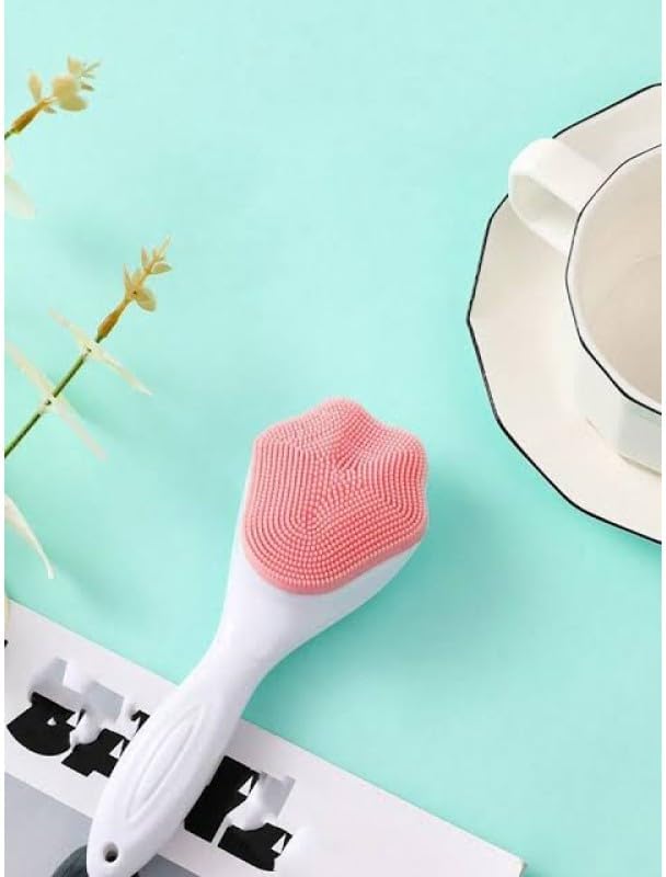 Alternative view of Cilt Temizleme Peeling Fırçası, Ergonomik Saplı Masaj Etkili, Sevimli Tasarım Cilt Bakım Yüz Makyaj Temizleme Peeling Fırçası
