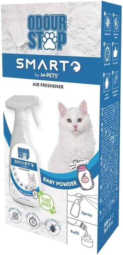 Alternative view of M-Pets Odour Stop Deodorant Spray Baby Powder 500 ml