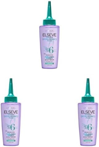 Alternative view of Elseve Hydra Hyaluronic Pure Salisilik Asit İçeren Yağlanma Karşıtı Peeling Etkili Saç Derisi Serumu 102 ml 3lü paket