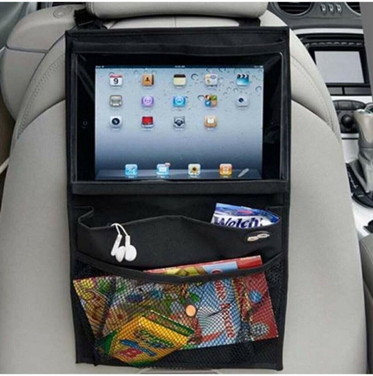 Ankawood Araç Tablet Tutucu Oto Koltuk Arkalığı Organizer Araba Içi Koltuk Arkası Koruyucu Eşya Düzenleyici MSS0044