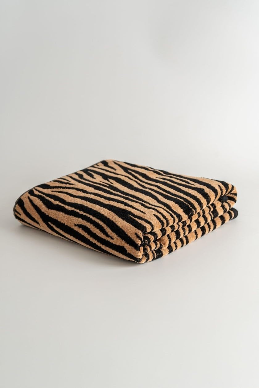 | Tiger |%100 Pamuk Kadife Banyo Havlusu