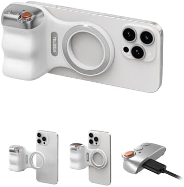 Alternative view of ve için Manyetik Telefon Kamera Tutacağı, Çıkarılabilir Kablosuz Deklanşör Uzaktan Kumandalı, MFI Resmi Sertifikası, 1/4 inç Vidası, Konforlu Ergonomik Kamera Kavrama