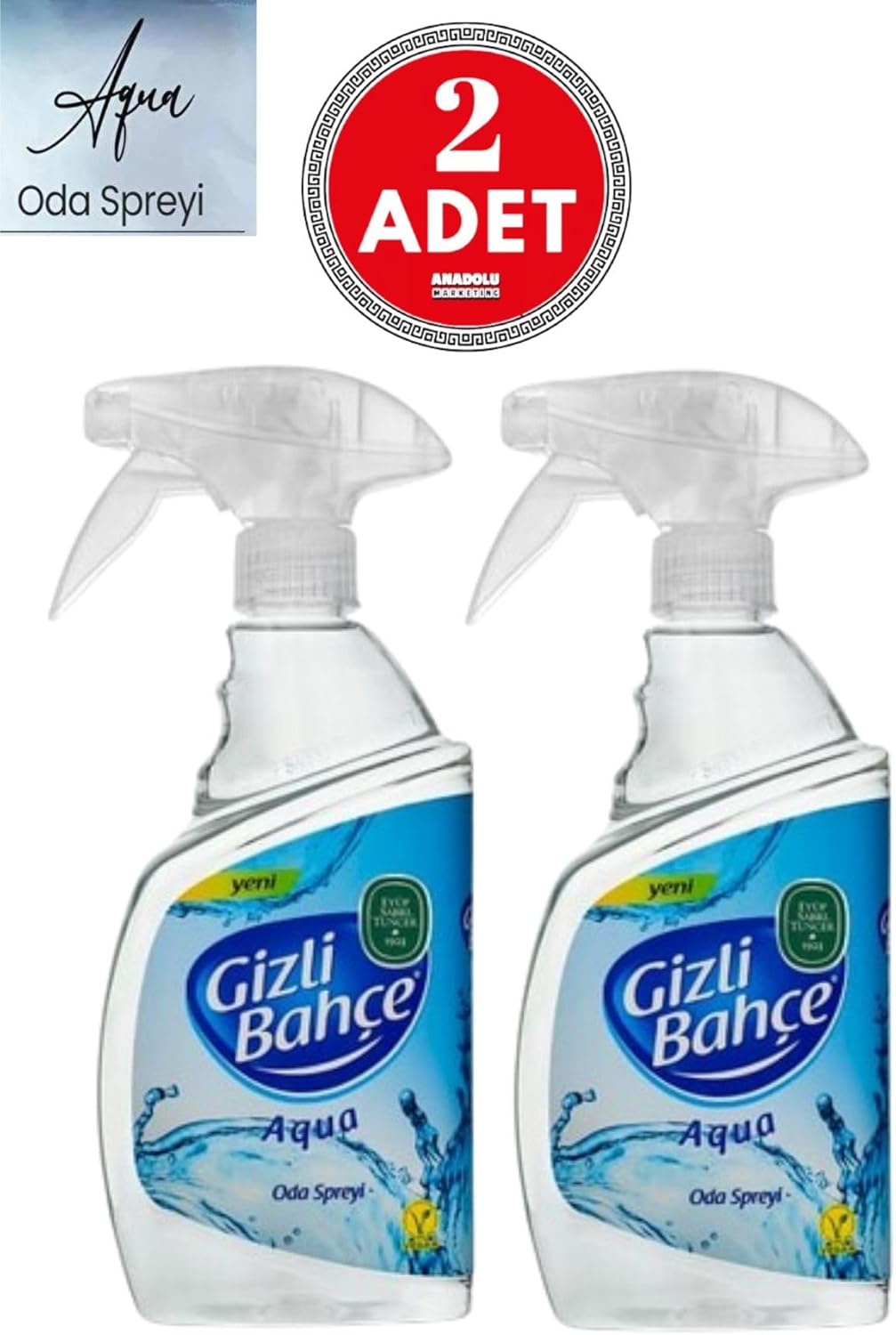 Alternative view of Yeni Nesil Oda Spreyi Aqua 500 ml 2 Adet