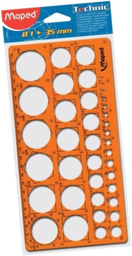 Daire Şablonu 1mm Den 35mm Ye Kadar 3154142776204 2254142776204