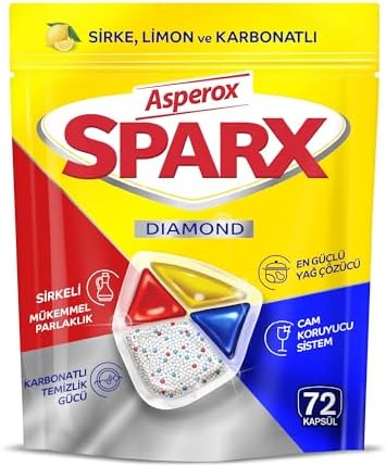 Alternative view of Asperox Sparx Bulaşık Makinesi Kapsülü 72 Adet