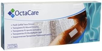 Octacare EZERYAN Örtü Su Geçirmez Şeffaf Pu Film Yara Örtüsü SEZERYAN BANDI 5 Adet