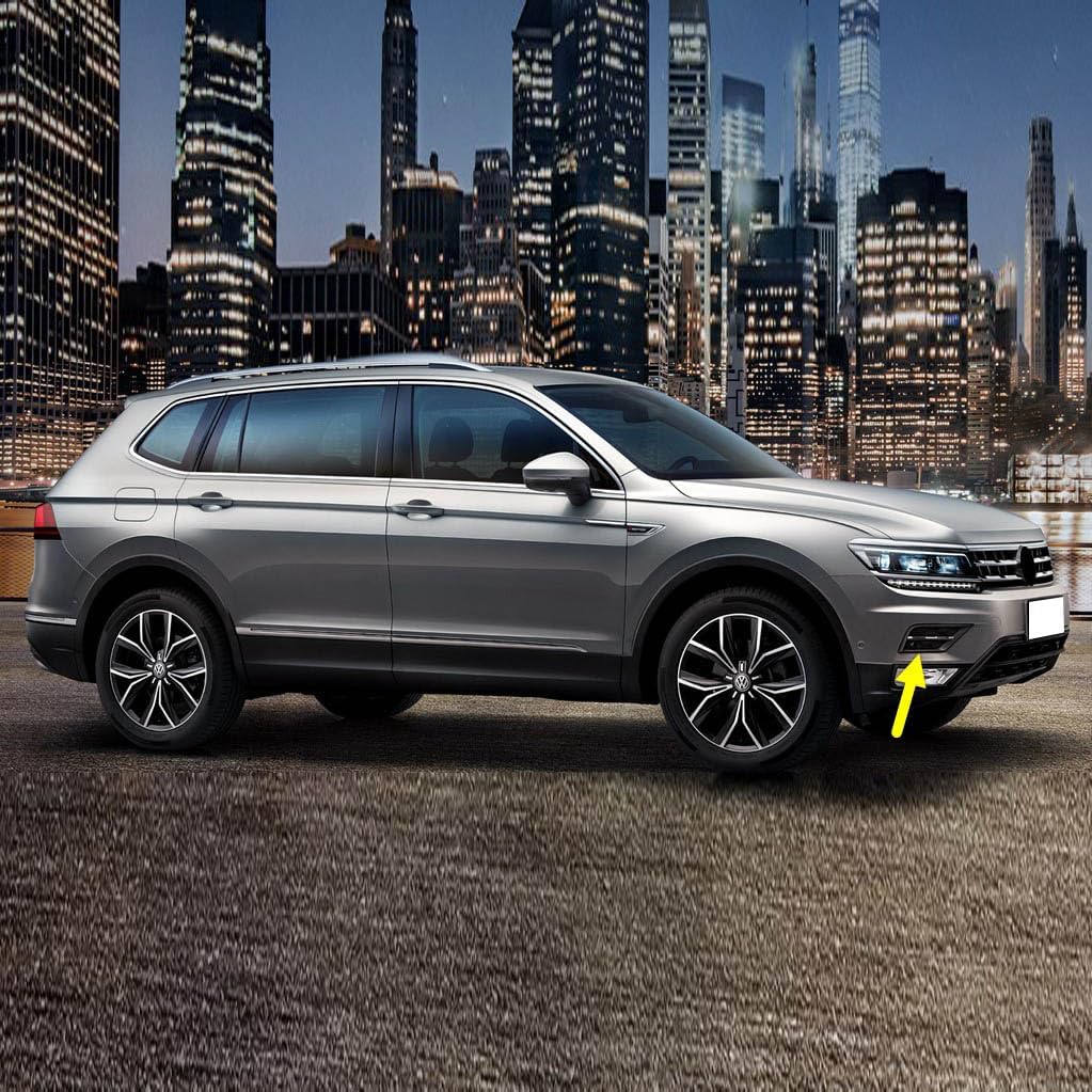 Alternative view of Ön Tampon Sağ Süs Kapağı Sensörlü Kromlu 5NA854662 VW Tiguan ile uyumlu 2016-2020