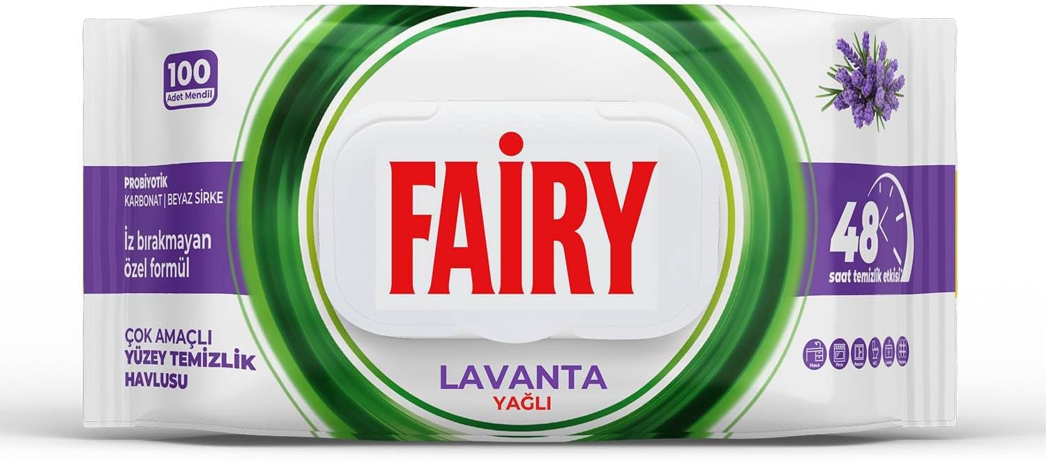 Alternative view of Çok Amaçlı Yüzey Temizlik Havlusu 100 Yaprak | Lavanta Yağlı | Beyaz Sirke & Karbonat | 48 Saat Temizlik Etkili | İz Bırakmayan Formül