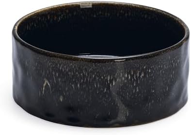 DBL Köpek Mama Su Kabı, Seramik, Siyah, 18cm, 1200ml