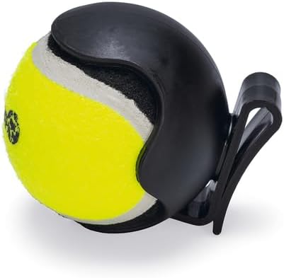 Alternative view of Köpek Oyuncağı, Tenis Topu ve Tutma Aparatı, Mavi/Sarı, 6,3cm