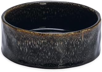 DBL Köpek Mama Su Kabı, Seramik, Siyah, 16cm, 800ml