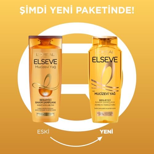 Elseve Mucizevi Yağ Besleyici Bakım Şampuanı 400 ml