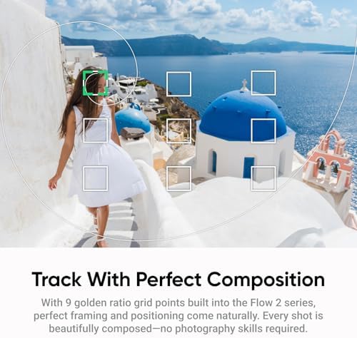 Alternative view of 2 Plus AI Tracker Paketi Beyaz - Katlanabilir Telefon Gimbal, Herhangi Bir Uygulamayla AI İzleme, Çok Kişi İzleme, Dahili /Selfie Çubuğu, Uzaktan Kumanda, /