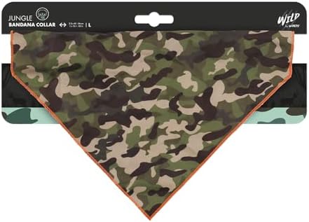 Alternative view of WILD JUNGLE BANDANA COLLAR (L)