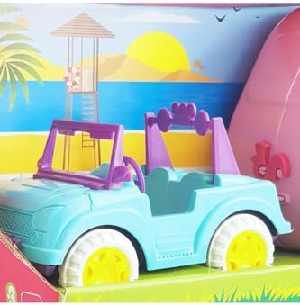 Alternative view of POP KONSOL Oyuncak Karavan Seti 2 Adet Bebek 2 Adet Pet Hayvan Pembe PS118702