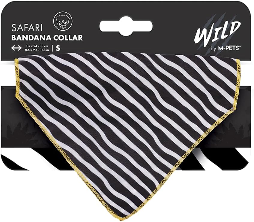Alternative view of WILD SAFARI BANDANA COLLAR (S)
